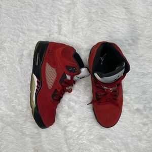 Nike Air Jordan 5 Retro "Raging Bull" Shoes Men’s Size 10 Red Sneakers DD0587